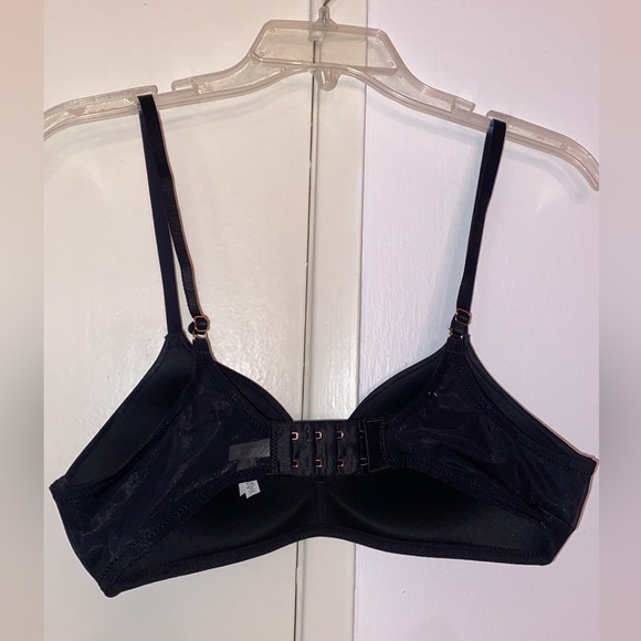 NWOT - LE MYSTERE Sheer Seduction Wireless Bra In BLACK (5325) 34C - Picture 8 of 10